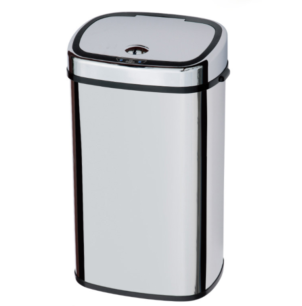 13 gallon 60L touch-free sensor stainless steel touchless automatic trash can