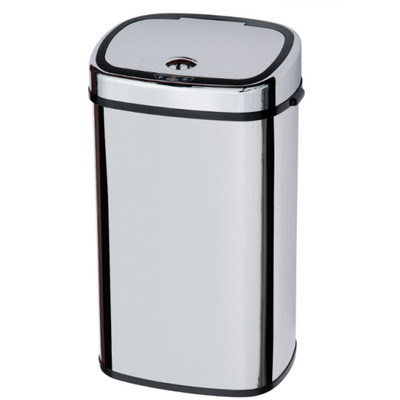 13 gallon 60L touch-free sensor stainless steel touchless automatic trash can