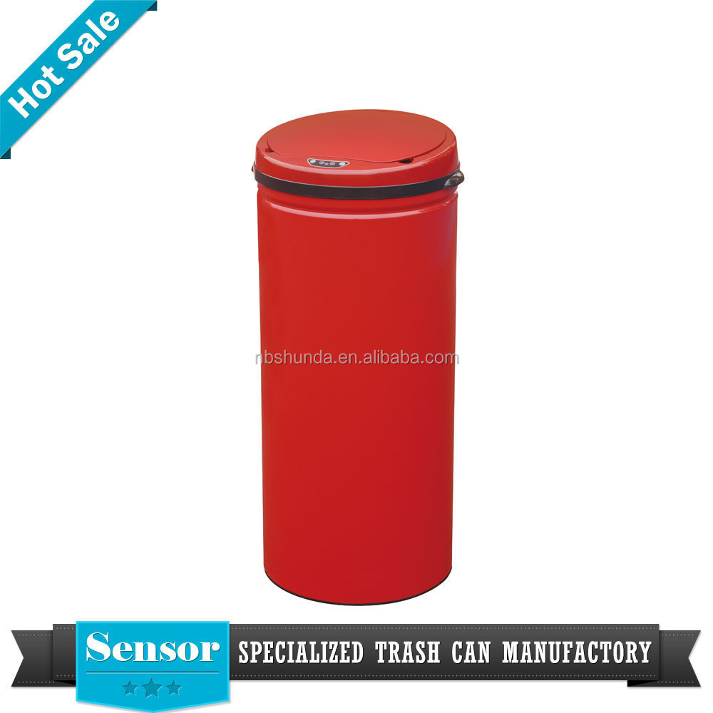 50 litre trash bin ash industrial steel electronic waste bin