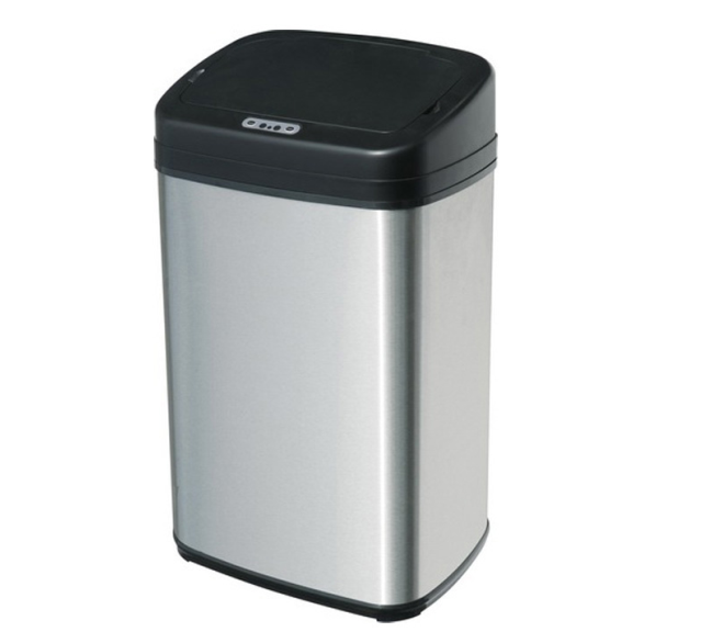 13 gallon stainless eco friendly automatic sensor kitchen trash can