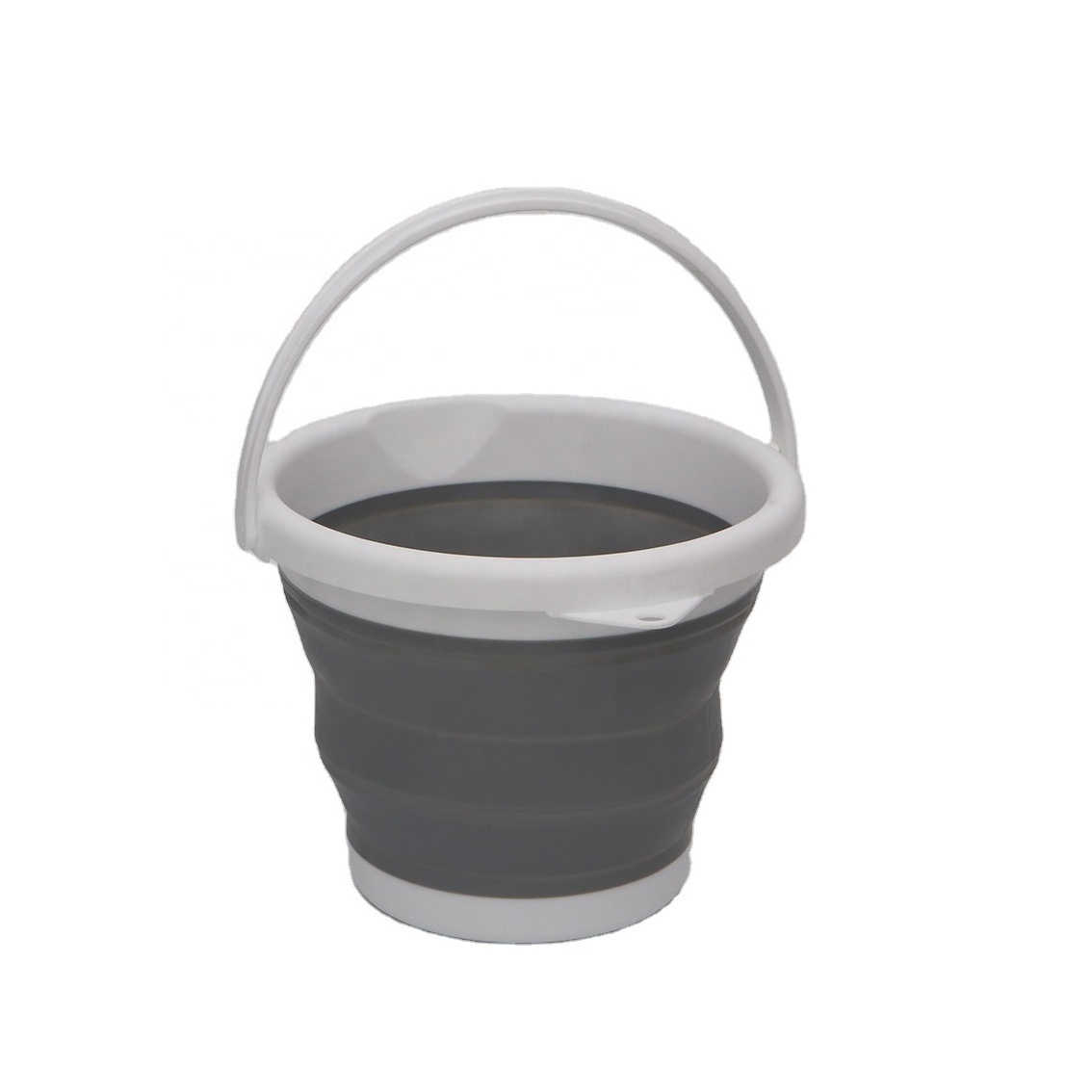 Hot Selling 5L Collapsible Silicone  Lightweight Wash bucket Convenient Foldable Plastic Bucket for Household Water Use