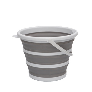 Collapsible Plastic Bucket 10 liter Each Foldable Round bucket Space Saving folding bucket for household