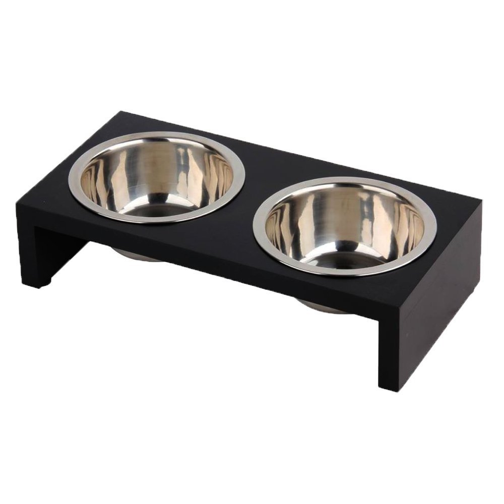 Pawise Custom Portable Different Capacity Deluxe Raised Pet Bowls & Slow Feeders Elevated Pet Dog Bowl With Stainless Steel