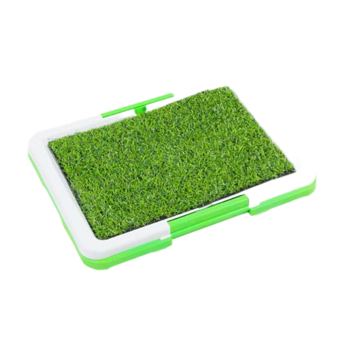 Customized Extra Large Pet Training And Puppy Training Toilet Wee Pee Pads Artificial Grass  Dog Toilet - With 2 Mats