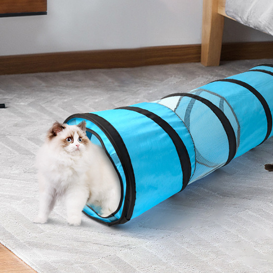 Pawsie Extra Large Pet Collapsible Interactive Hideaway Outdoor Indoor Pop-up Play Tunnel Cat Toys