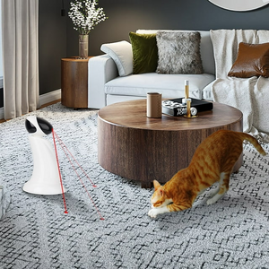 AFP Hot Sale 360 Degree Interactive Cat Laser Toys Automatic Cat Laser Toy With Random Patterns Rotates Cat Teaser Toy For Play