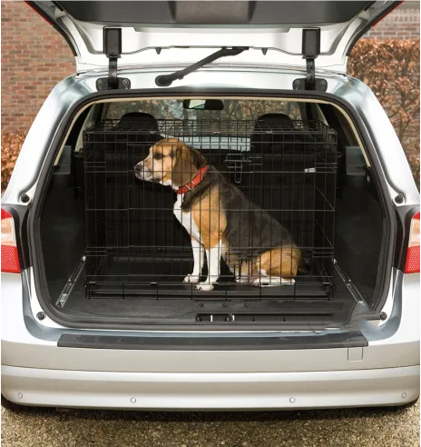 Pawise Heavy-Duty Extra Strength Portable Classic Wire Crate With Cam Lock 2 Way Doors Foldable Outdoor Durable Dog Kennels Cage