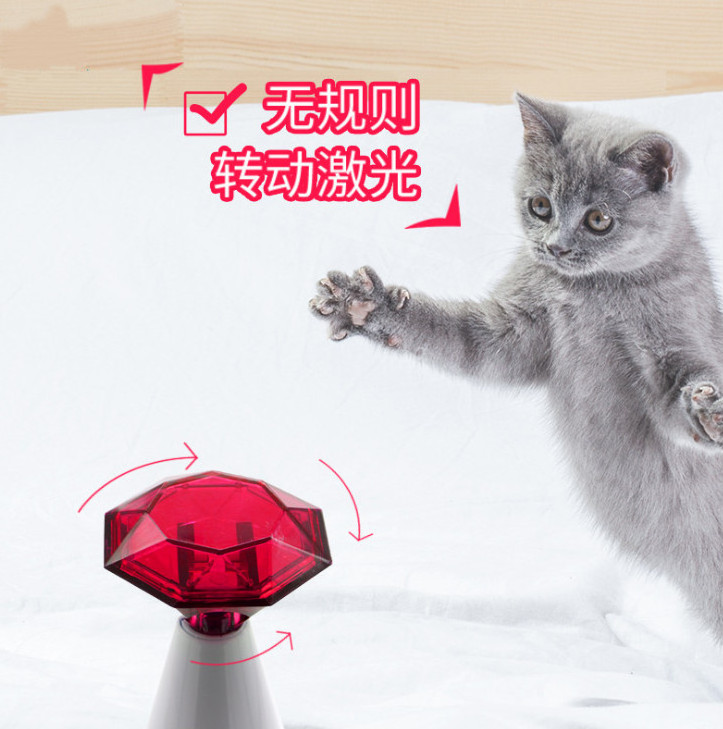 interactive dog toy with laser lights 3 speed mode auto laser cat toy automatic rotating laser pointer for cats electronic toys