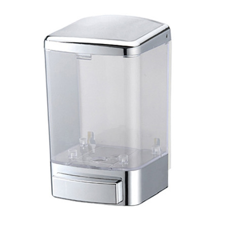 Manual Liquid Hand Wall Mounted Soap Dispenser 1000ml Plastic Top ABS Plastic Cheap Price Hotel White/silver Liquid Dispenser