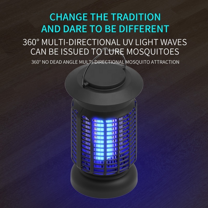 Killing Grid Electric Mosquito Killing Lamp Repeller Mosquito UV Mosquito Killing Lamp Outdoor Bug Zapper Lantern