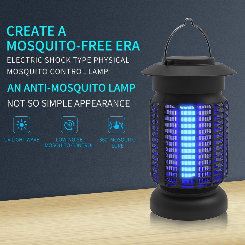 Killing Grid Electric Mosquito Killing Lamp Repeller Mosquito UV Mosquito Killing Lamp Outdoor Bug Zapper Lantern