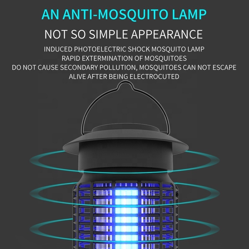 Killing Grid Electric Mosquito Killing Lamp Repeller Mosquito UV Mosquito Killing Lamp Outdoor Bug Zapper Lantern