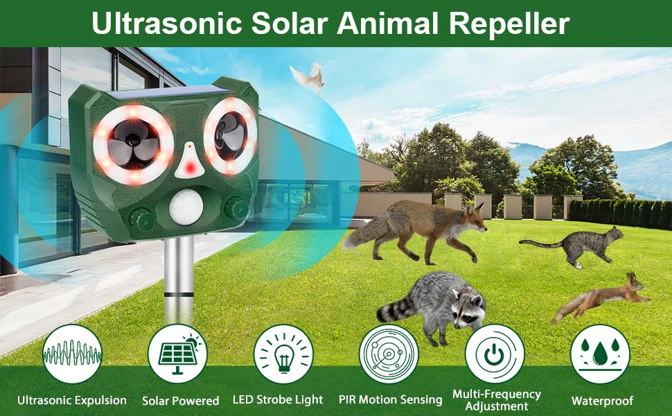 EU US Plug Electronic Ultrasonic Rat Mouse Repellent Rodent Control Anti Mosquito Insect Pest Repeller