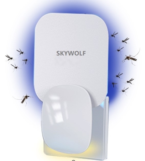 Indoor Uv Led Insects Glue Trap Fly Sticky Wall Pest Repellent Moth Killer Plug In Electric Fly Catcher Dayoung