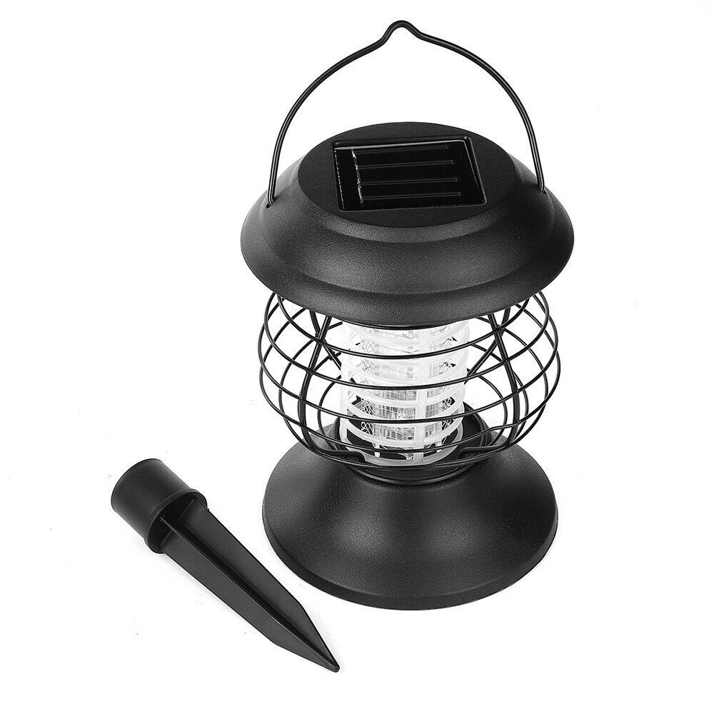 Solar Mosquito Killer Lamp, Hanging Portable Mosquito Repellent Insecticide Lamp Outdoor Waterproof Yard Solar Light for Outdoor