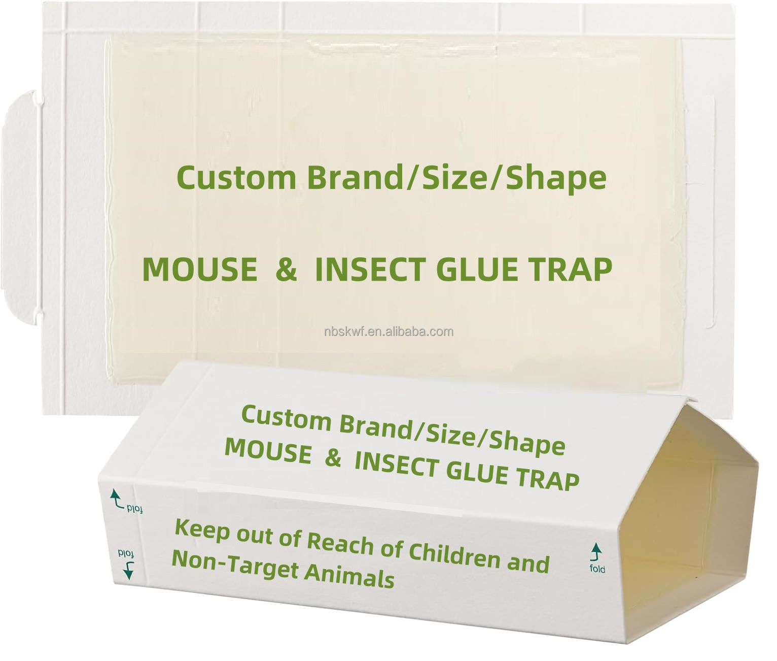 Max Catch 72 Pack Professional Strength Mouse Rat Pest Glue Scented Sticky Trap for Rodents and Insects