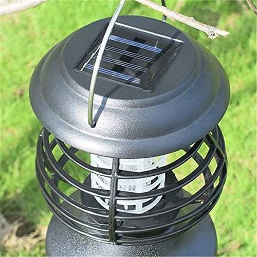 Solar Mosquito Killer Lamp, Hanging Portable Mosquito Repellent Insecticide Lamp Outdoor Waterproof Yard Solar Light for Outdoor