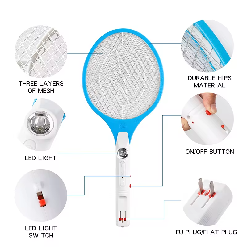 110v-220v Bug Zapper Indoor Fly Swatter Mosquito Killer Racket Rechargeable Mosquito Swatter YIWU Dayoung Insect Killer Bat