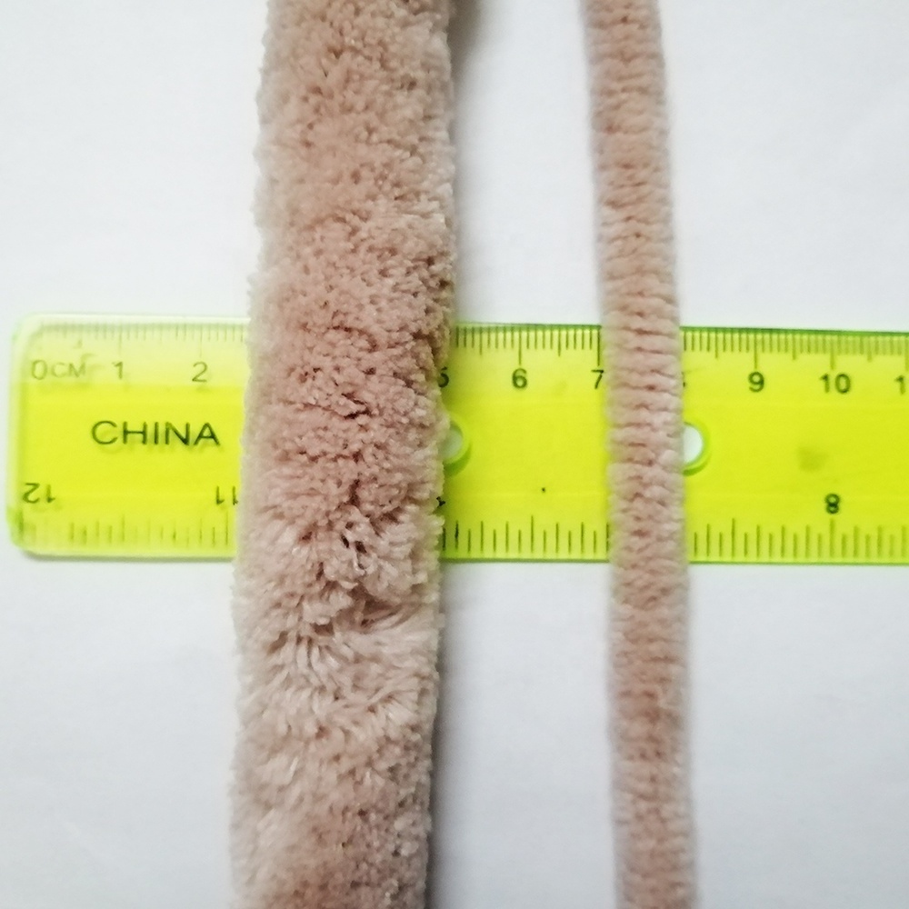 2cm 100% polyester chenille chunky yarn jumbo yarn for weaving