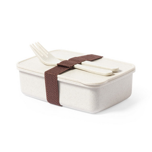 500MLPP bamboo fiber wheat straw lunch box Biodegradable storage box RecyclePP Student lunch box