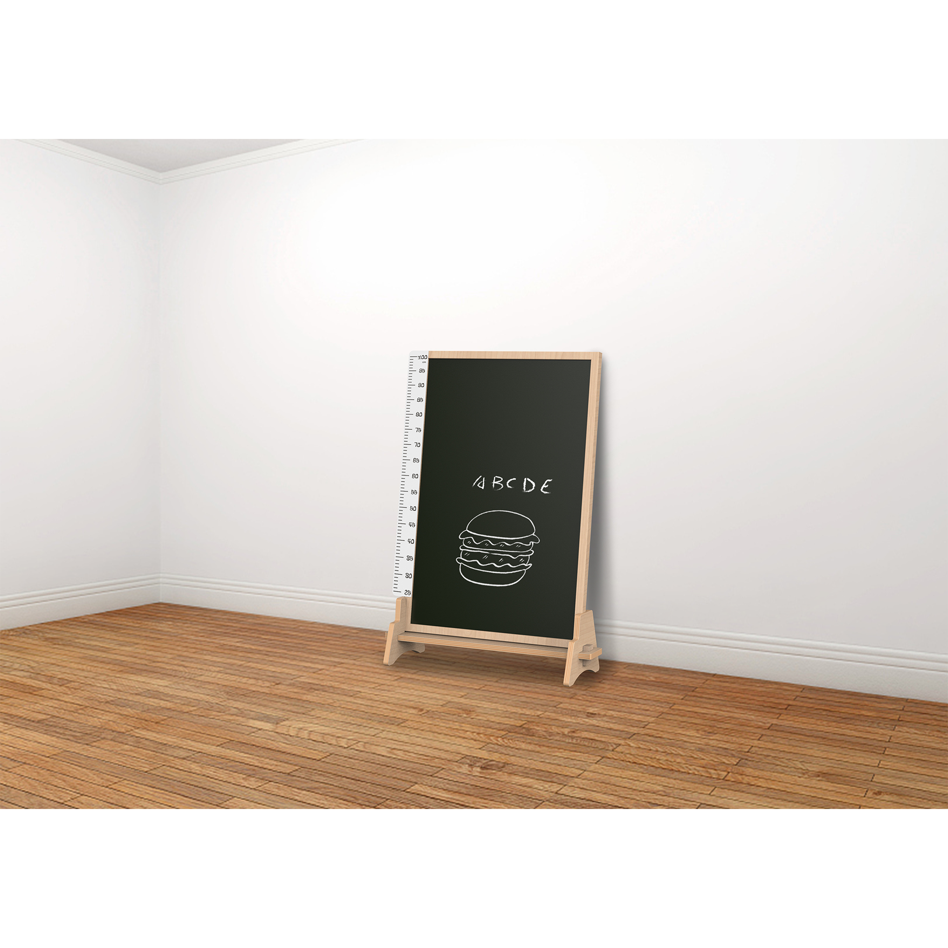 Children Showing Board Writing Board for Kindergarten  Wood Whiteboard and Blackboard Magnetic Board for Child Learning