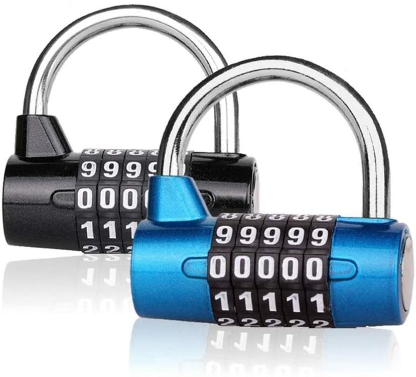 Zhenzhi 5 digit digital combination lock - outdoor waterproof reconfigurable digital padlock set