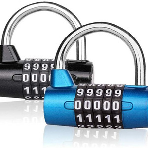 Zhenzhi 5 digit digital combination lock - outdoor waterproof reconfigurable digital padlock set