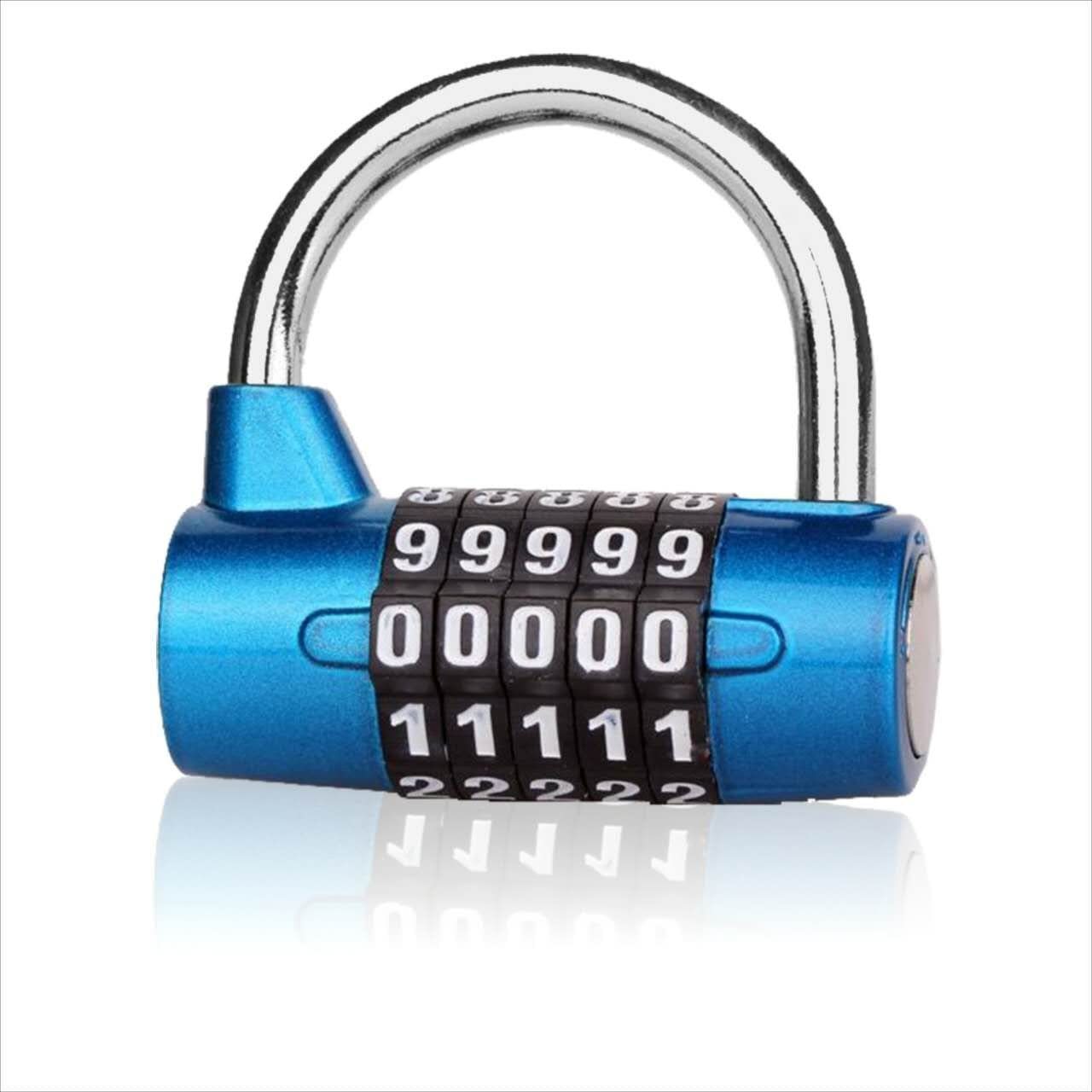 Zhenzhi 5 digit digital combination lock - outdoor waterproof reconfigurable digital padlock set