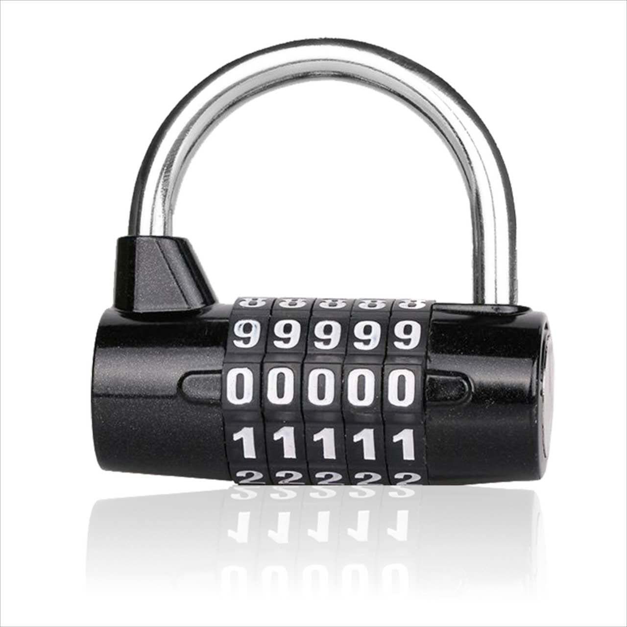 Zhenzhi 5 digit digital combination lock - outdoor waterproof reconfigurable digital padlock set