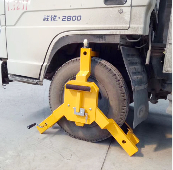 zhenzhi Big three-pronged wheel lock dirt car tire anti-theft lock truck lock