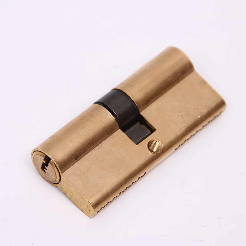 Zhenzhi Copper Lock Cylinder, Dual Open Lock  with Keysr for Residential/office Anti-theft Door Lock Cylinder