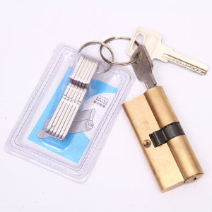 Zhenzhi Copper Lock Cylinder, Dual Open Lock  with Keysr for Residential/office Anti-theft Door Lock Cylinder