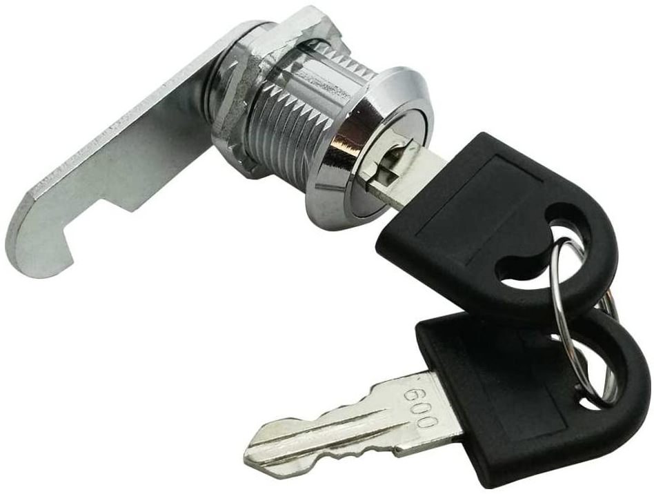 Zhenzhi Cam Lock Security Cabinet Lock for Door Mailbox Drawer Cupboard 16mm 20mm 25mm 30mm with Alike 2 Keys (16mm)