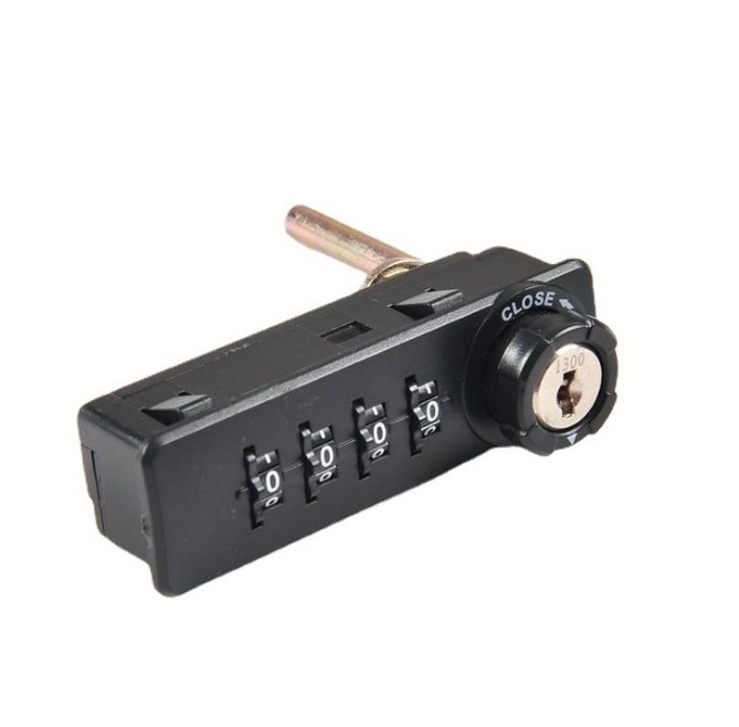 Hot selling Zinc Alloy 4 Digit Mechanical Cabinet Combination Cheap Number Lock Password Mechanic Lock With Master Keys