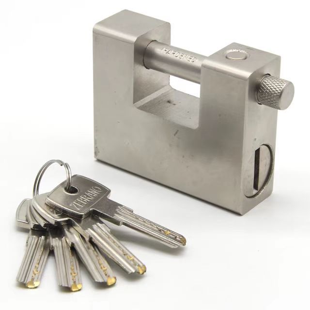 Zhenzhi Hardened Solid Steel Hardware Monoblock Lock Protect Garages, Containers, Sheds, Lockers, Gates and Warehouses