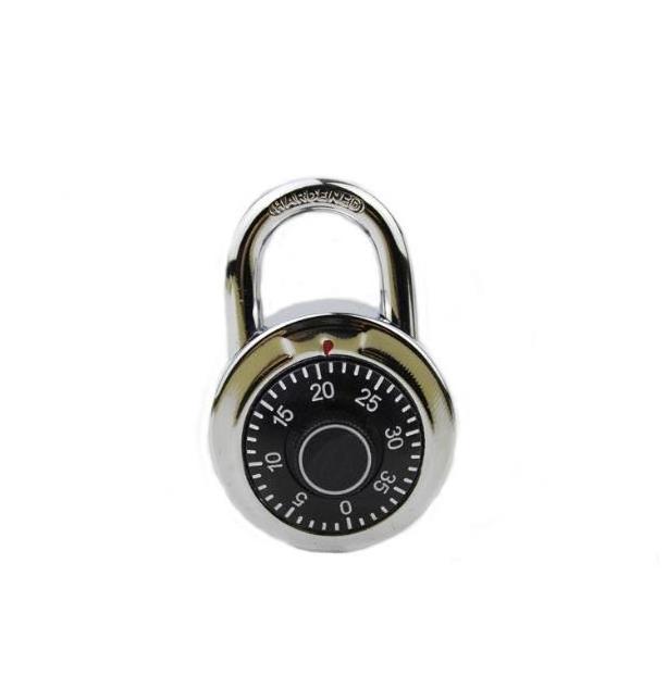 Zhenzhi 3-Dial Zinc Alloy Padlock Security Shackle Round Combination Padlock Code Lock Safe Security Padlock