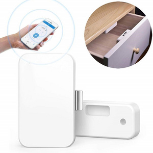 Zhenzhi File Cabinet Lock, Wireless Smart Drawer Security Lock, Keyless Invisible Child Safety Cabinet Locks for Home Office