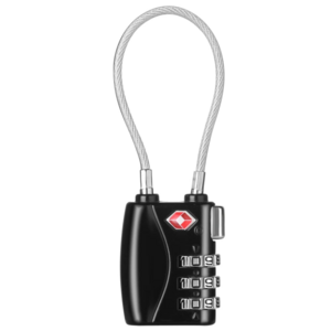 zhenzhi TSA Approved Luggage Locks, 3 Digit Cable Lock for Travel Baggage, Suitcase, Gym Lockers