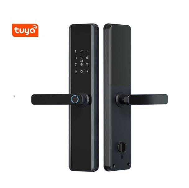 Zhenzhi Keyless Deadbolt TT APP Keypad Password Digital  Fingerprint High Security Anti Theft Smart Door Lock