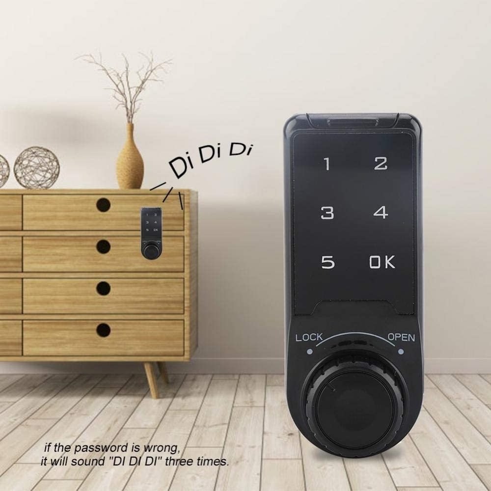 Zhenzhi Code Security Lock Touch Digital Keypad Electronic Deadbolt Lock Password Key Access Lock Security Cabinet Coded Locker