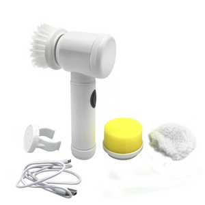 Multi-Function Electric Bath Cleaning Brush 5 In 1 Magic Brush Household Tools with USB Charging