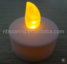 Battery Operated Yellow  Flameless Tea light LED Candle Light