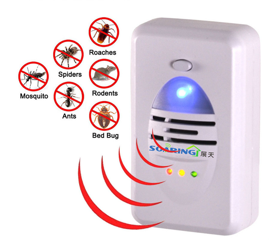 Factory Price indoor and portable Pest Repeller Designed by Electromagnetic and Ultrasonic Pest Repeller