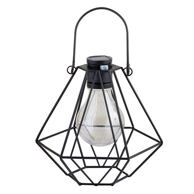 Modern Iron Hanging Waterproof Outdoor Decoration Solar Led Lights Lantern