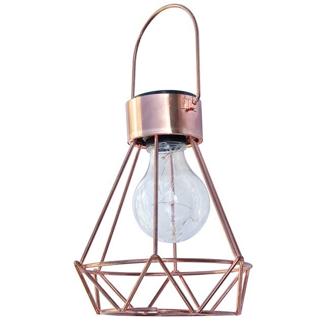 Modern Iron Hanging Waterproof Outdoor Decoration Solar Led Lights Lantern