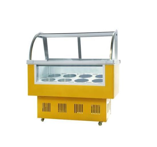 Gelato Ice cream display freezer/ ice popsicle refrigerator display fridge supermarket commercial chest showcase