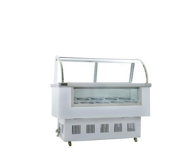 Gelato Ice cream display freezer/ ice popsicle refrigerator display fridge supermarket commercial chest showcase