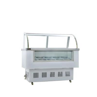 Gelato Ice cream display freezer/ ice popsicle refrigerator display fridge supermarket commercial chest showcase