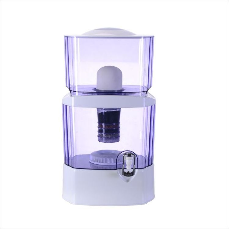 16L Non electric water purifier prices cheap with ceramic filter cartridge filter mineral filter