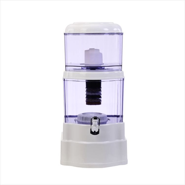 16L Non electric water purifier prices cheap with ceramic filter cartridge filter mineral filter